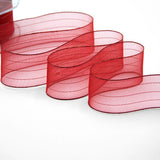 Elegant veil 40 mm red