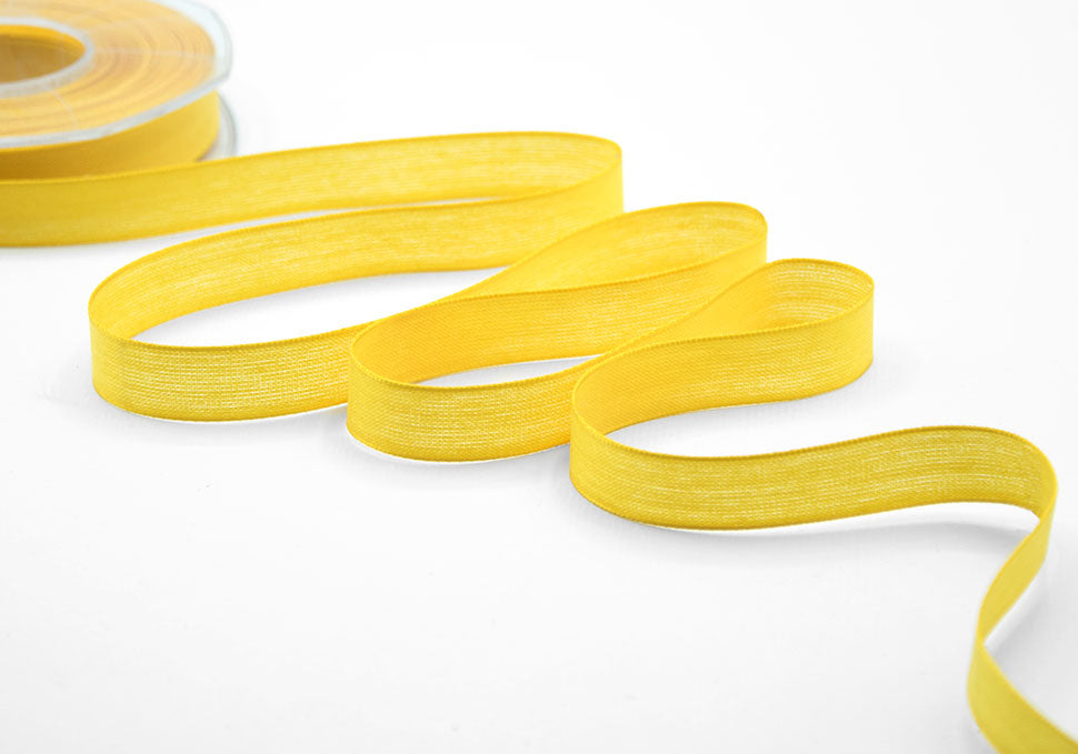 velo cotone resinato 15 mm giallo sole
