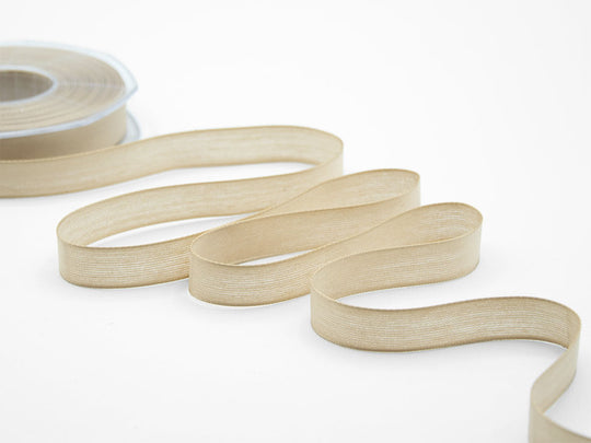 velo cotone resinato 15 mm beige