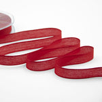 velo cotone resinato 15 mm rosso