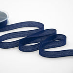 velo cotone resinato 15 mm blu scuro