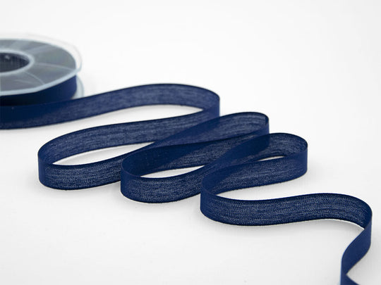 velo cotone resinato 15 mm blu scuro