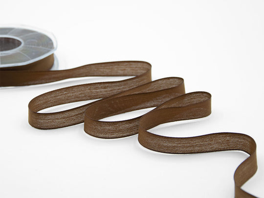 velo cotone resinato 15 mm marrone