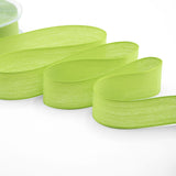 velo cotone resinato 25 mm verde pistacchio