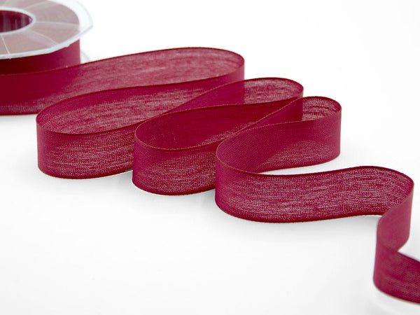 25 mm amaranth resin cotton veil