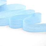 velo cotone resinato 25 mm azzurro baby