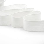 velo cotone resinato 40 mm bianco ottico