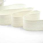 velo cotone resinato 40 mm bianco naturale