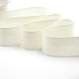 velo cotone resinato 40 mm bianco naturale
