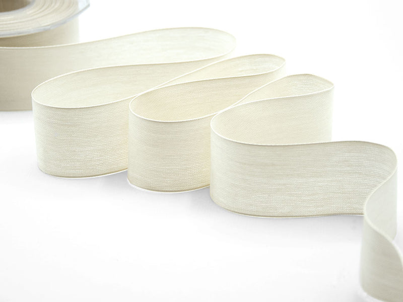 Coton de coton de résine naturelle de 40 mm blanc