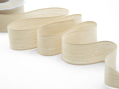 velo cotone resinato 40 mm beige