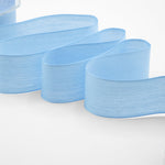 velo cotone resinato 40 mm azzurro baby