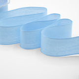 velo cotone resinato 40 mm azzurro baby