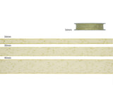Gold silver glass 16 mm gold