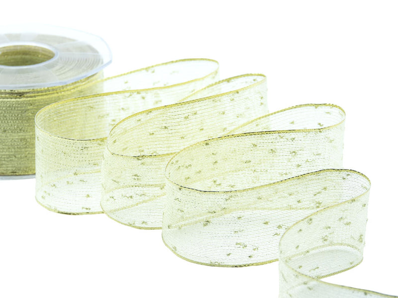 40 mm gold silver gold veil