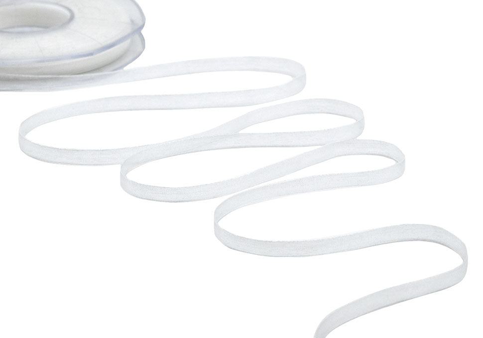 organza 7 mm bianco ottico