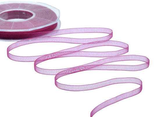 organza 7 mm fucsia peonia