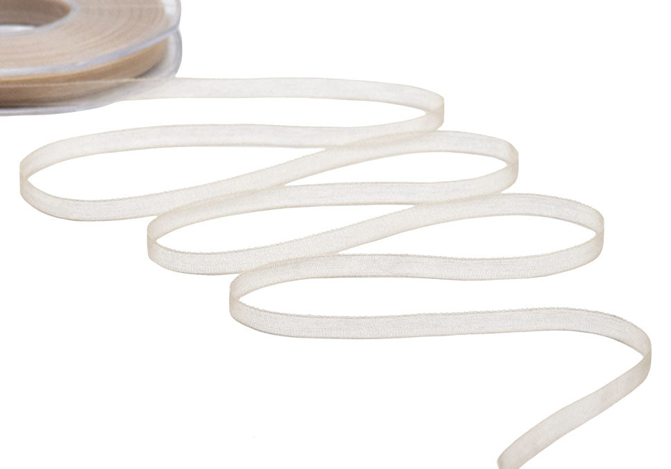 organza 7 mm beige