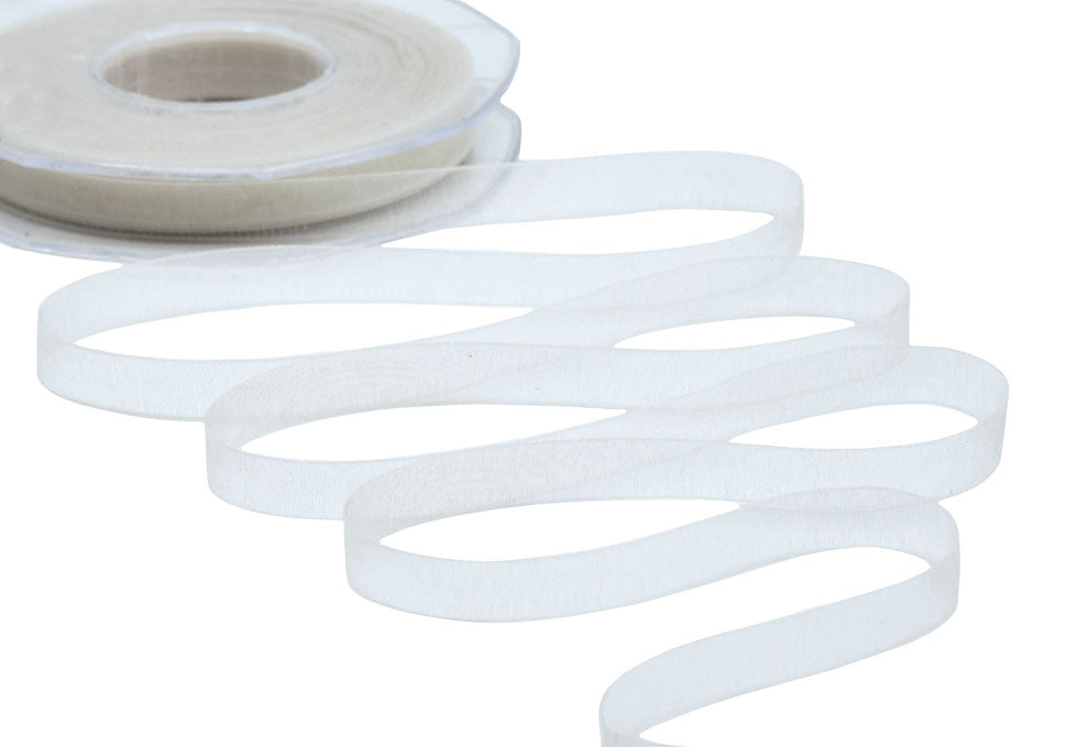 organza 7 mm avorio