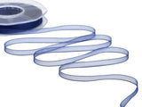 organza 7 mm blu scuro
