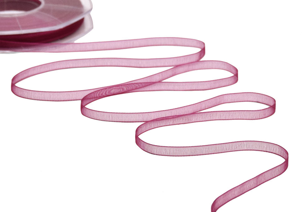 organza 7 mm amaranto