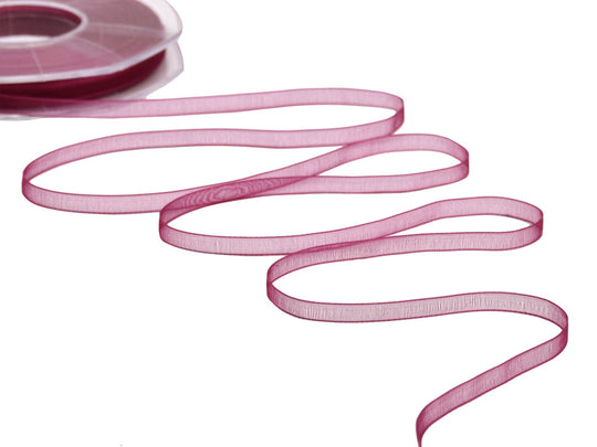 organza 7 mm amaranto