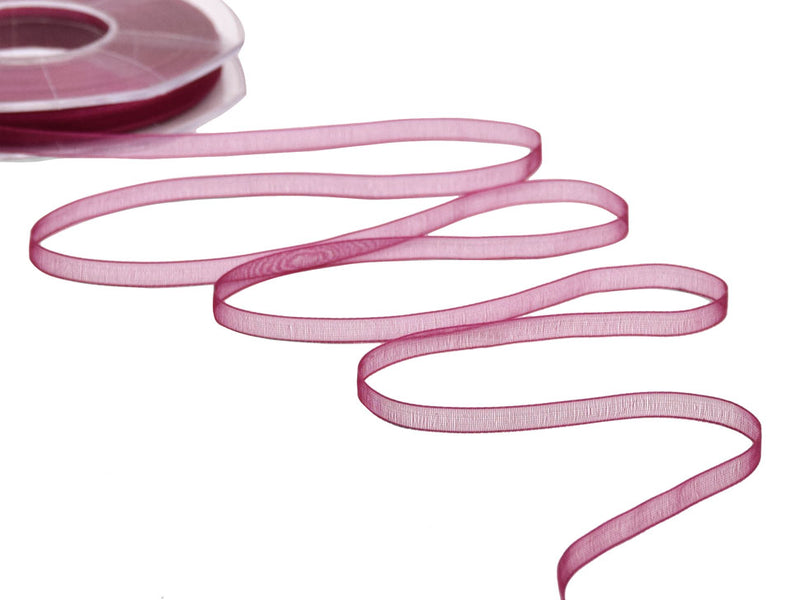 organza 7 mm amaranto