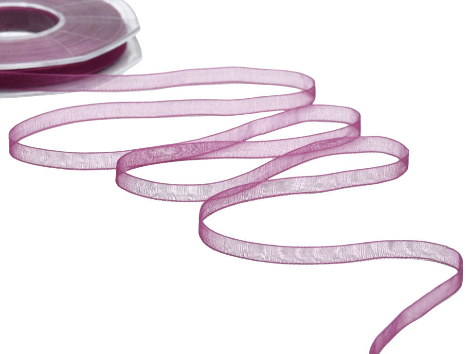 organza 7 mm ciclamino