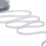 organza 7 mm grigio perla