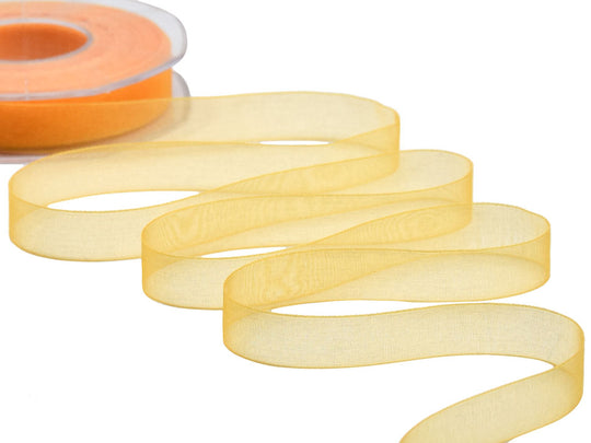 organza 15 mm giallo sole