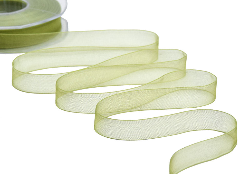 organza 15 mm verde pistacchio