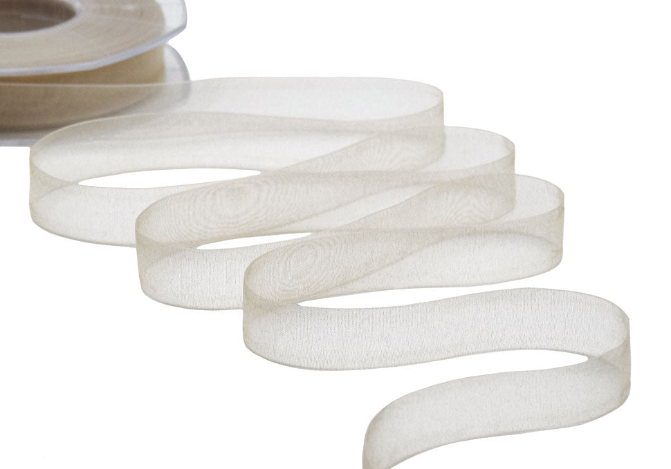 organza 15 mm beige