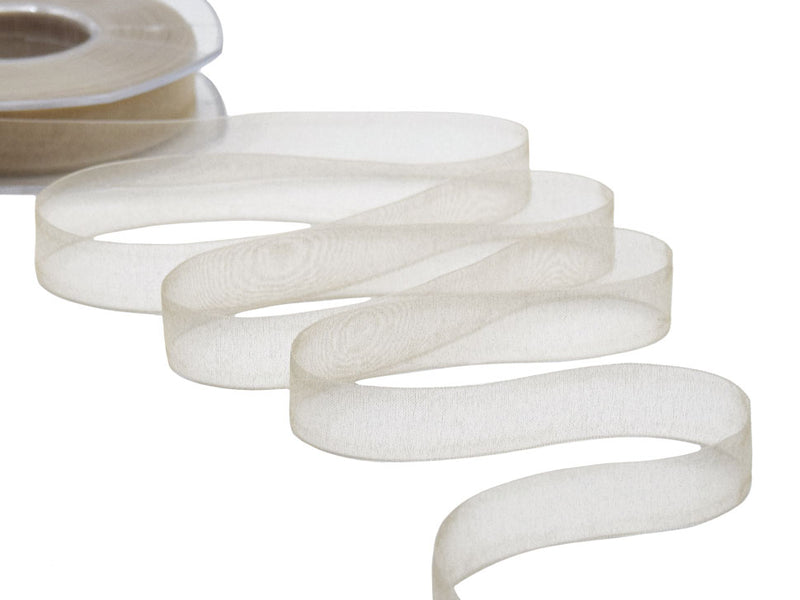 organza 15 mm beige