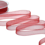 organza 15 mm rosso