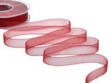 organza 15 mm rosso