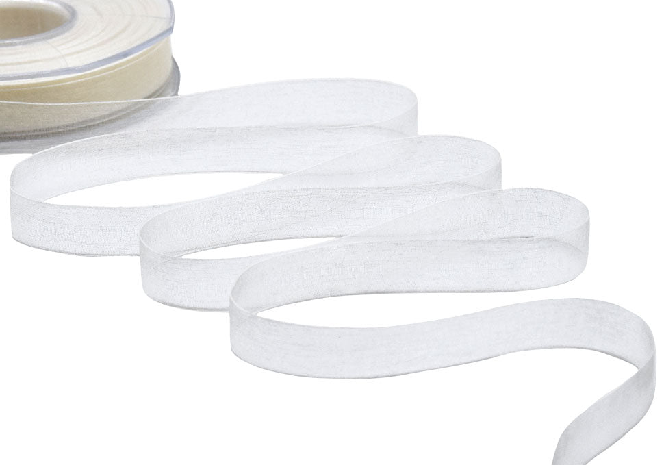 organza 15 mm avorio