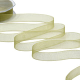 organza 15 mm verde muschio