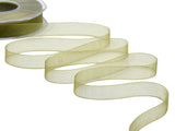 organza 15 mm verde muschio