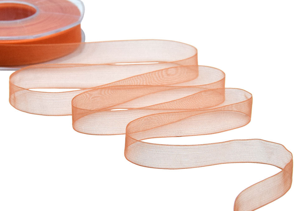 organza 15 mm arancio pesca