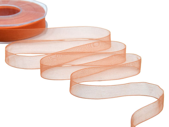 organza 15 mm arancio pesca