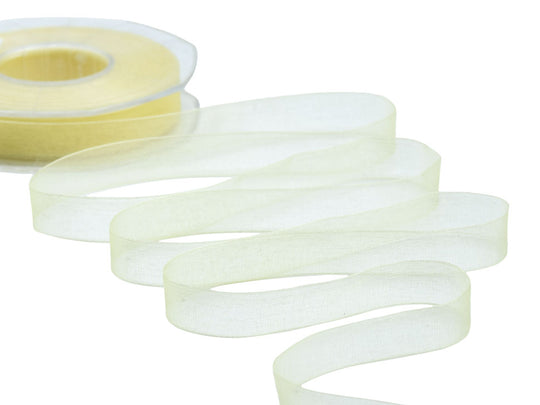 organza 15 mm giallino