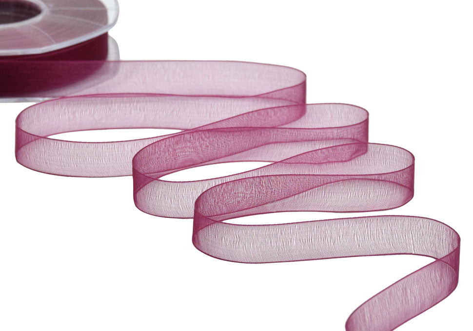 organza 15 mm amaranto