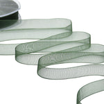 organza 15 mm verde inglese