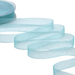 organza 15 mm verde acqua marina