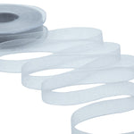 organza 15 mm grigio perla