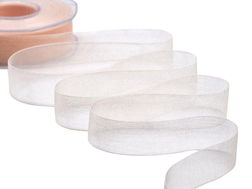 organza 25 mm albicocca