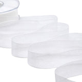 organza 25 mm bianco ottico