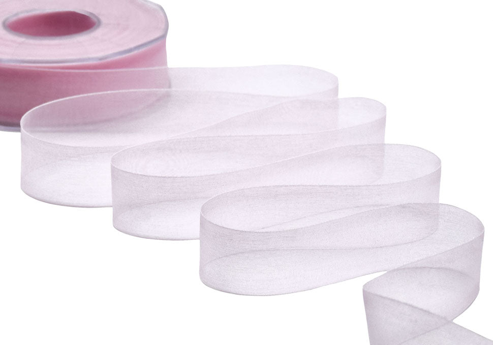 organza 25 mm rosa baby