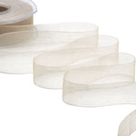 organza 25 mm beige