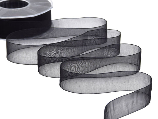 organza 25 mm nero